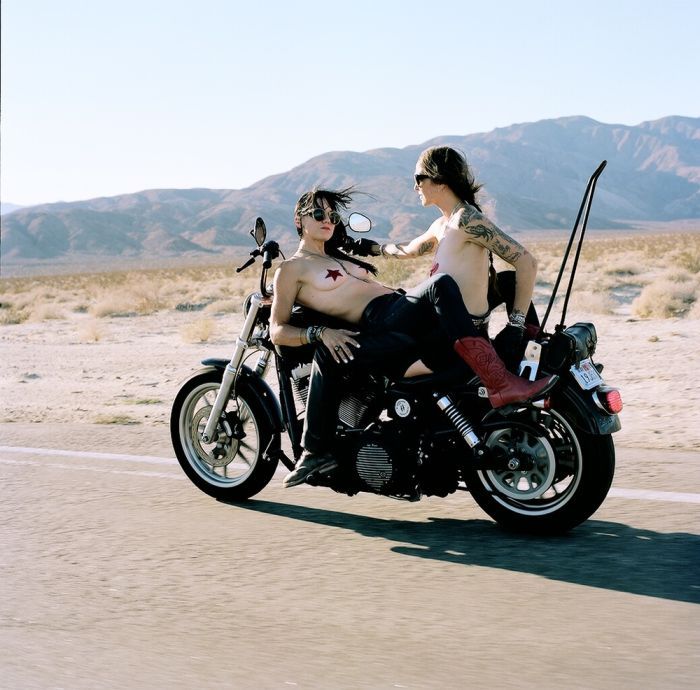 Girls on a motorcycle in Bareilly